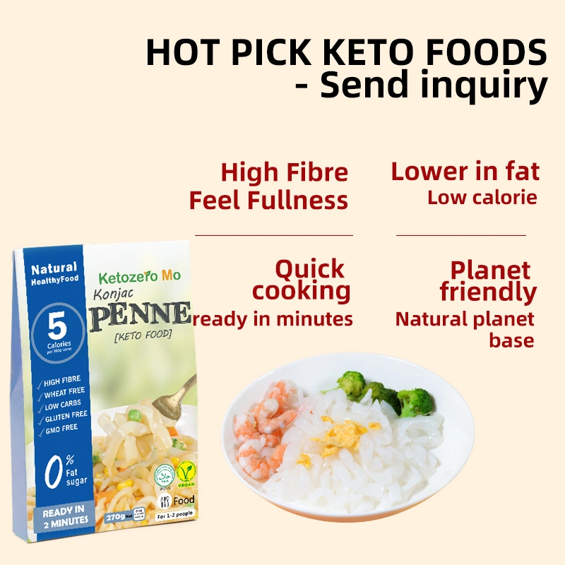 Ketozero Mo Premium Production Quality Morning Food Vegetable Macaroni Short Type Noodles