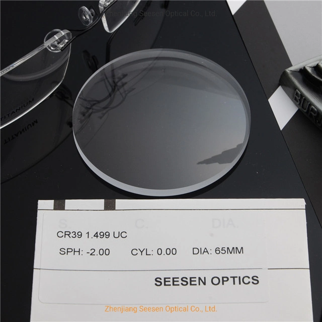 Zhenjiang Seesen Eyeglass Lentes Optical Cr39 1.499 UC Single Vision Lens