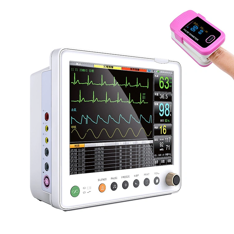 12.1'' CE Portable Multi-Parameter Monitor Color Display Vital Signs Patient Monitor