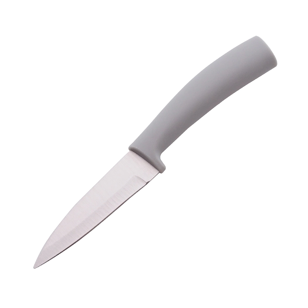 Mango gris de 3,5 pulgadas Cuchillo de pelar la fruta cuchillo de cocina