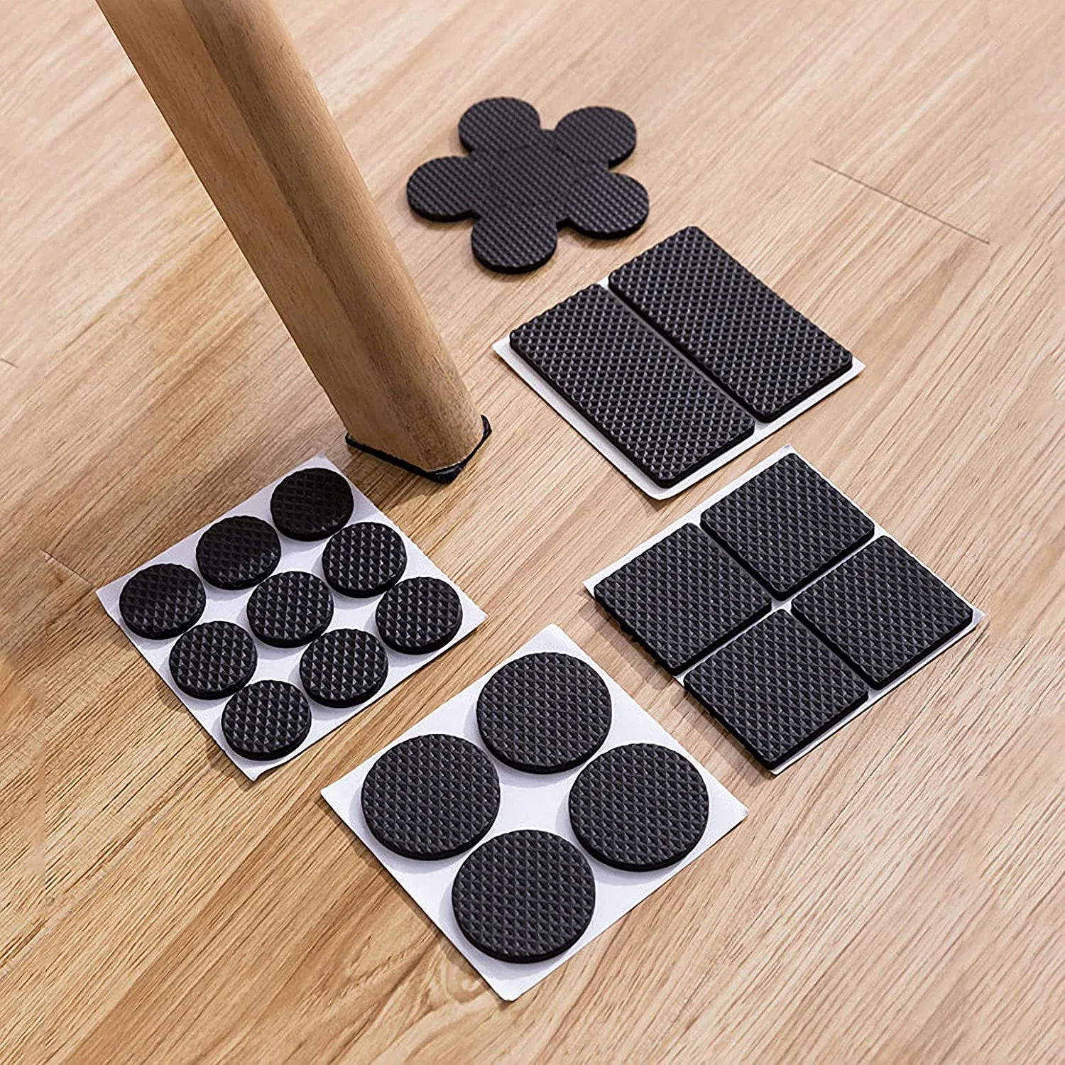 Le mobilier des plaquettes, de patins en caoutchouc anti-patinage auto-adhésif pinces antidérapantes de meubles meubles Pads pour meubles jambes Protecteurs de plancher en silicone anti-rayures