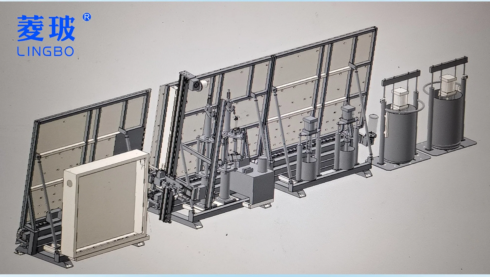 Línea de vidrio automática CNC para la venta de maquinaria de Proceso de vidrio