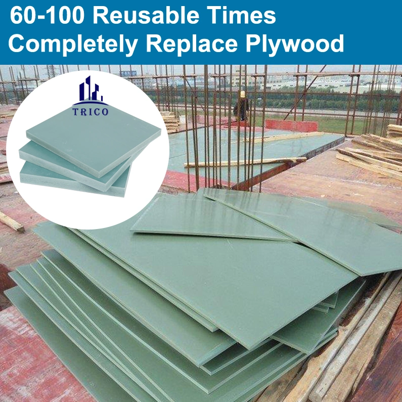 Hebei Factory 1220X2440mm Building Materials Construction PVC Plastic Formwork Board