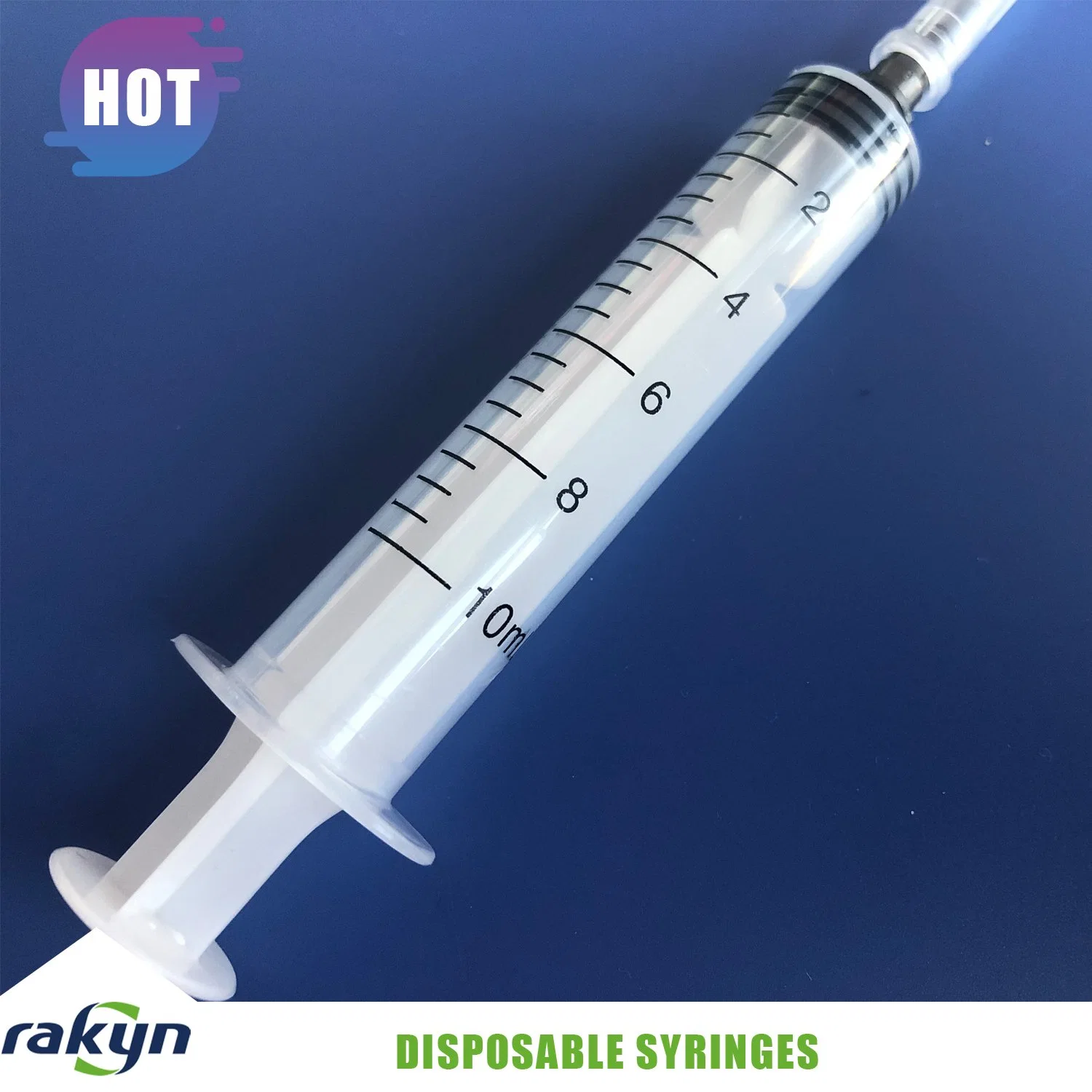 Medical Products of Disposable Plastic Vaccine Syringes with Needles Luer Slip 10cc 10ml