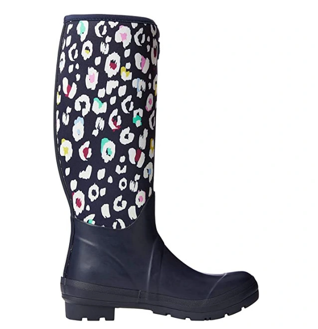 2021 New Women′ S Calf largo neopreno duradero y cálido Las botas de lluvia funcionan