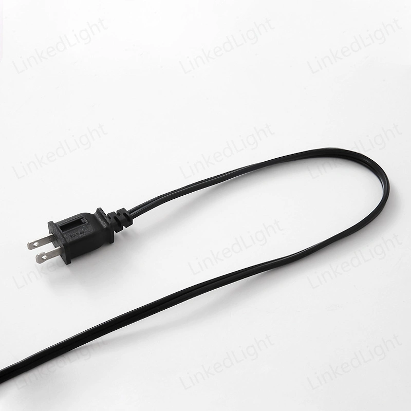 Us UL Electric Polarized Fuse Plug with Power Cable Wire