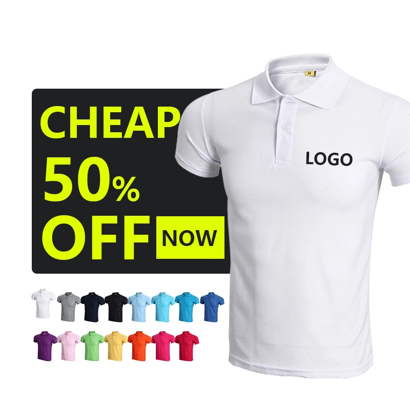 Commerce de gros manchon court Loisirs Polo shirt avec logo brodé personnalisé OEM