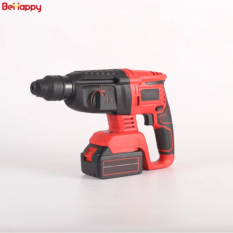 Behappy Rechargeable Brushless Cordless Rotary Hammer Drill Electric Hammer Impact Drill