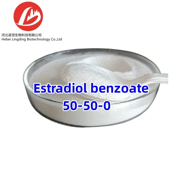 Materias primas farmacéuticas benzoato de estradiol estrógeno CAS 50-50-0.