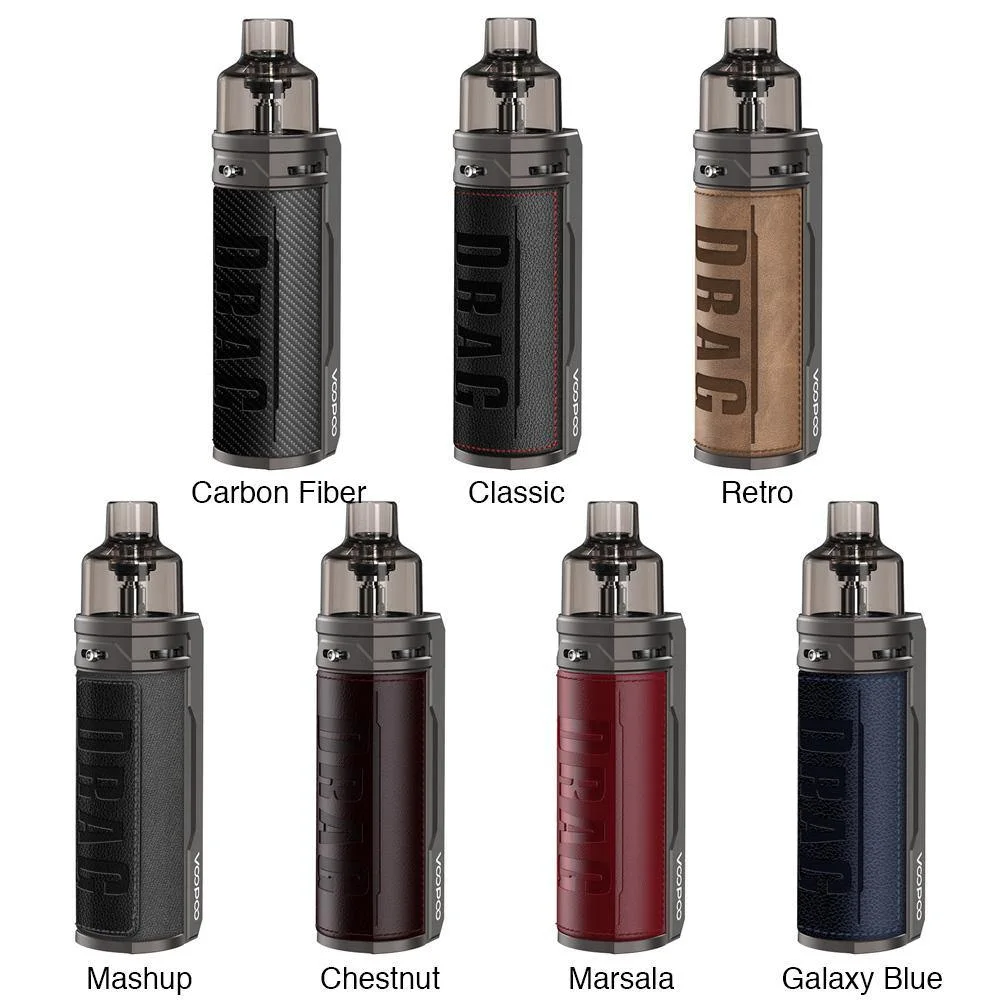 Original Voopoo Drag S Mot Kit VAPE Mod 2,0ml TPD Para el mercado británico hay nuevos colores disponibles