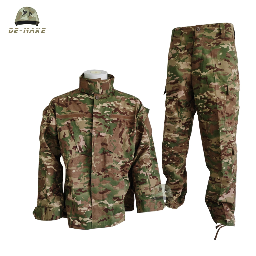 BDU al por mayor Digital Woodland Tactical estilo militar uniforme de combate