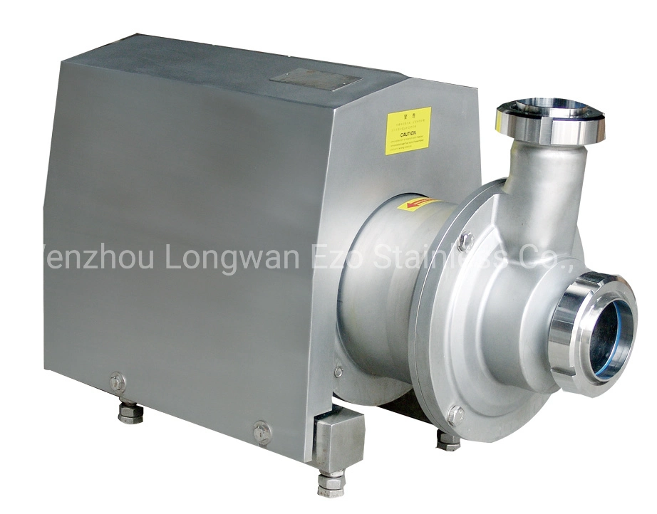 Stainless Steel Sanitary Tank Cleaning Single Mechanical Seal Self Centrifugal Pump for Dairy Milk Beverage