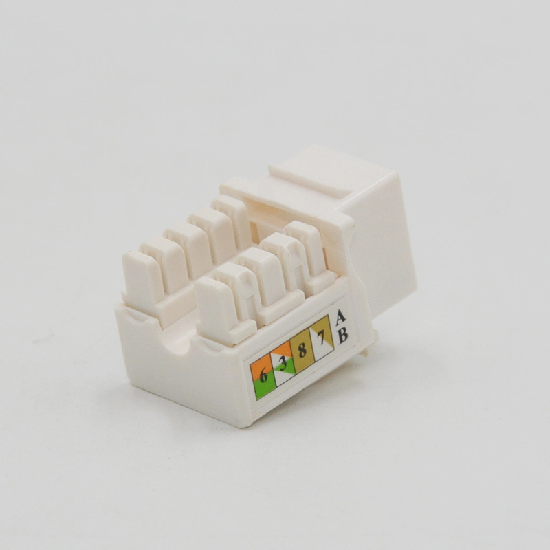 Hot Selling CAT6 UTP 8p8c Unshielded Female RJ45 Keystone Jack with Cover