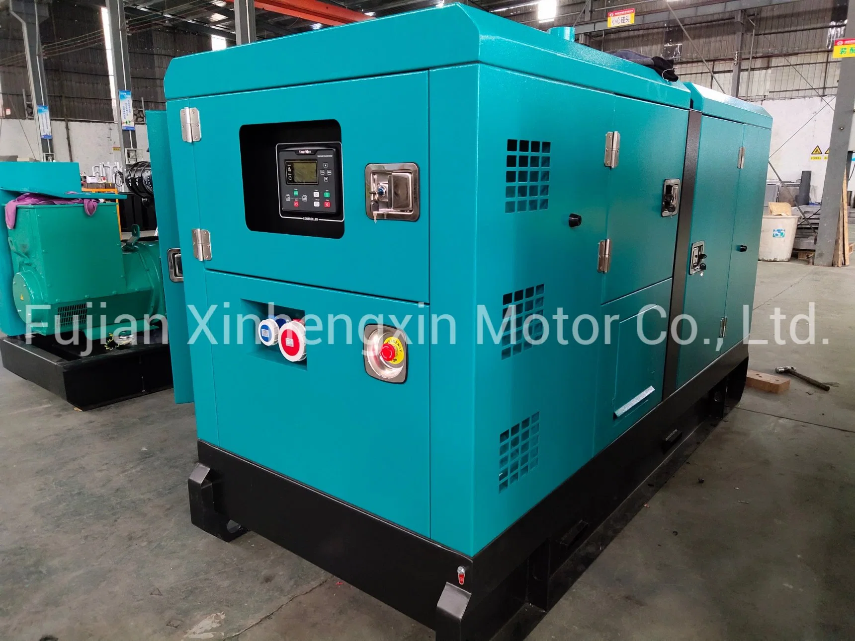 Low Oil Consumption Waterproof Canopy 165kVA Electric Diesel Power Generators Set