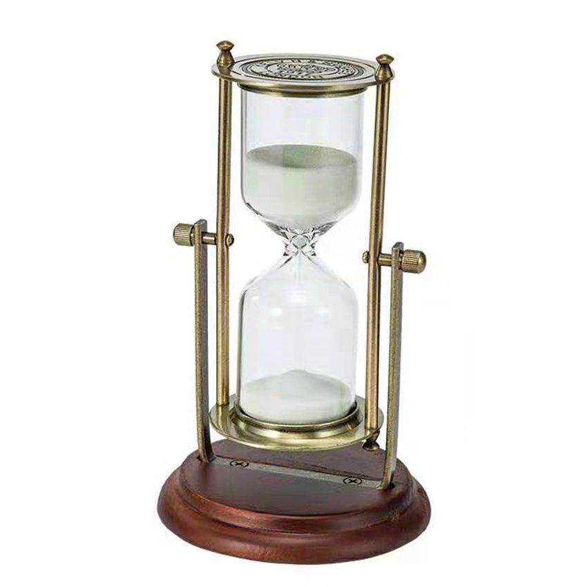 Factory Wholesale Vintage Hourglass Timer Gift Home Minimalist Craft Jewelry Ornaments