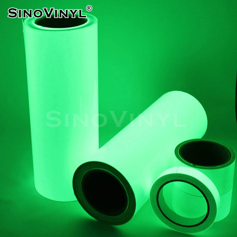 SINOVINYL Reflective Material For Safety Signboard Photouminescent Vinyl Film