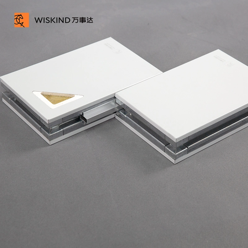 China 50mm PIR/Rockwool/PU/EPS/Aluminium Waben/Papier Waben feuerfeste Sandwich Reinraum Panel