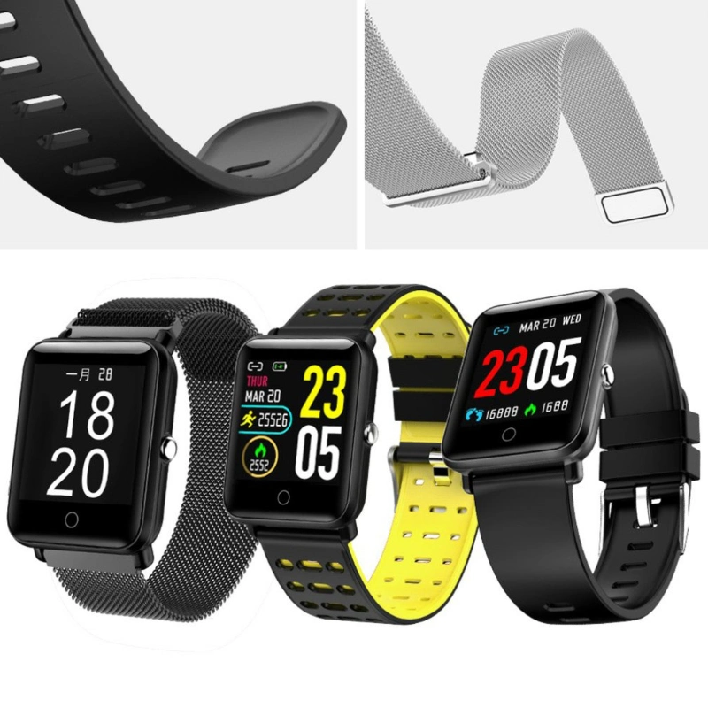 Smart Armband Frauen Wasserdichte Herzfrequenz-Armband Blutdruck Smart Watch Herren Sport