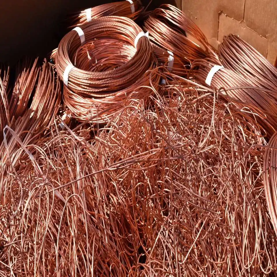 Copper Wire Scrap 99.99% Supply Industrial Metal Sell in Bulk Red Bright Copper Wire Metal Scrap Reuse Copper Wire Scrap