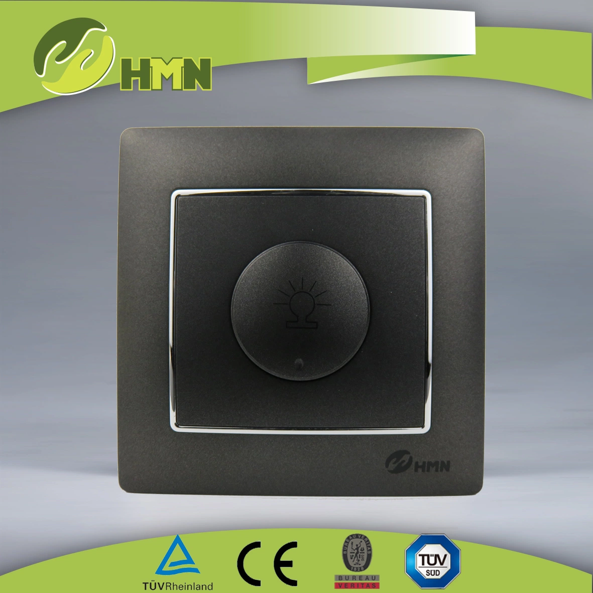 CE/TUV/CB Certified European Standard Rotate On Off  Light dimmer Switch