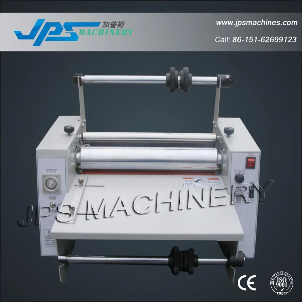 Jps-380f Machine de laminage d'adhésif pour film et papier en rouleau à feuille