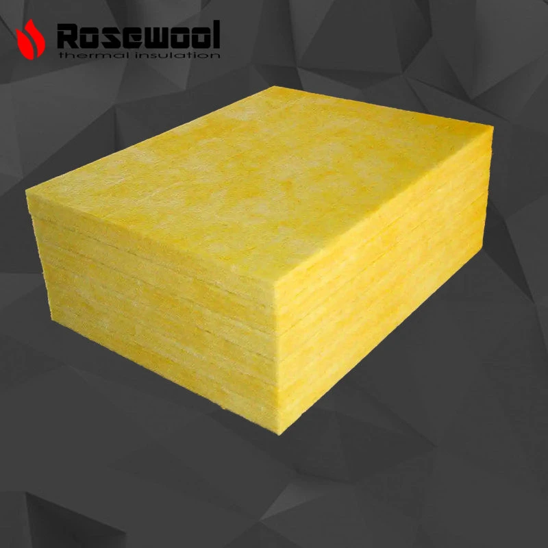 Large Stock 25-150 mm Glass Wool Board for Industrial Kilns