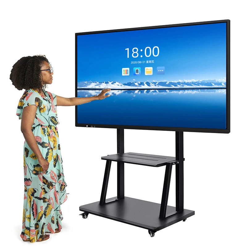Promethean Smart Board LCD 65 pulgadas de pantalla táctil de 4K UHD Pizarra interactiva digital de panel plano para la educación y de negocios