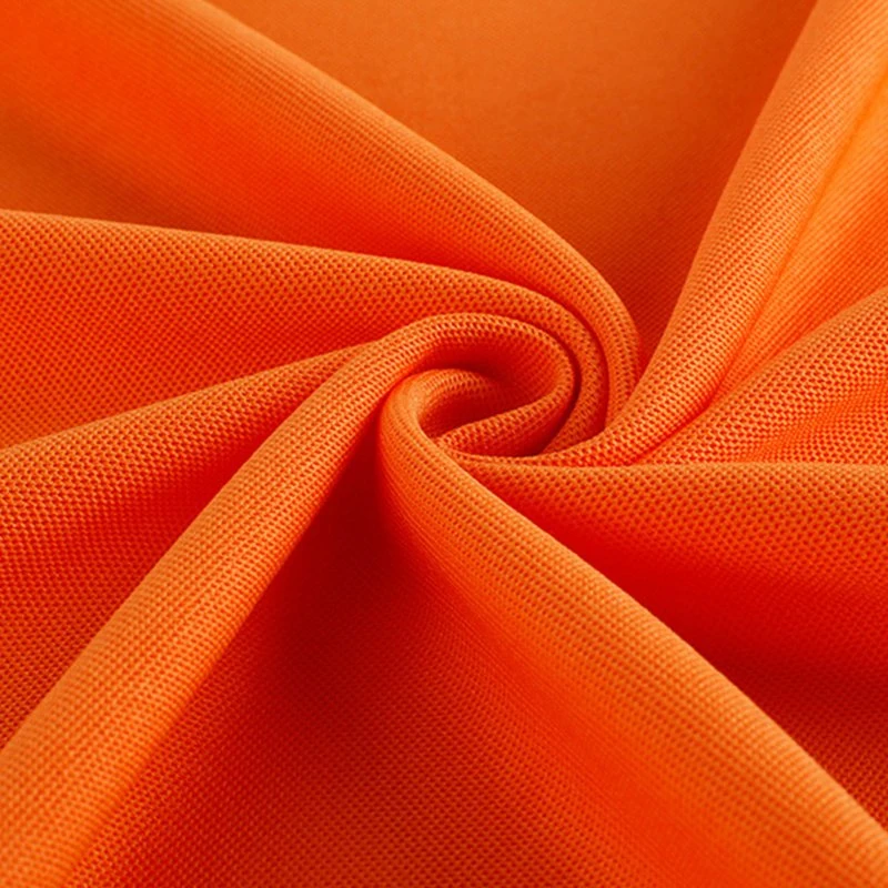 Quick Dry 100% Polyester Pique Knit Fabric for Polo Shirt