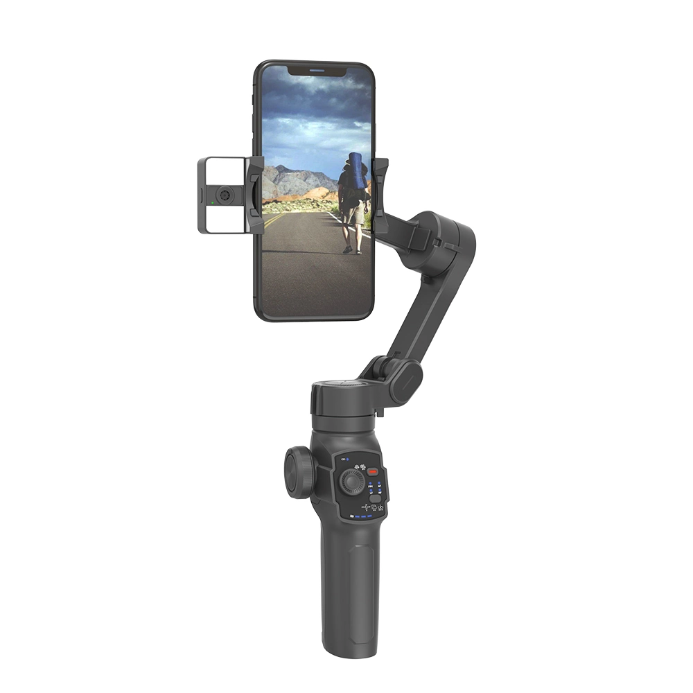 Rendimiento de alta calidad/alto costo Ai Face Tracking 3 eje smartphone Selfie Stick Gimbal L9 para Vlog Youtube Viajes Shooting Fashion para iPhone Huawei