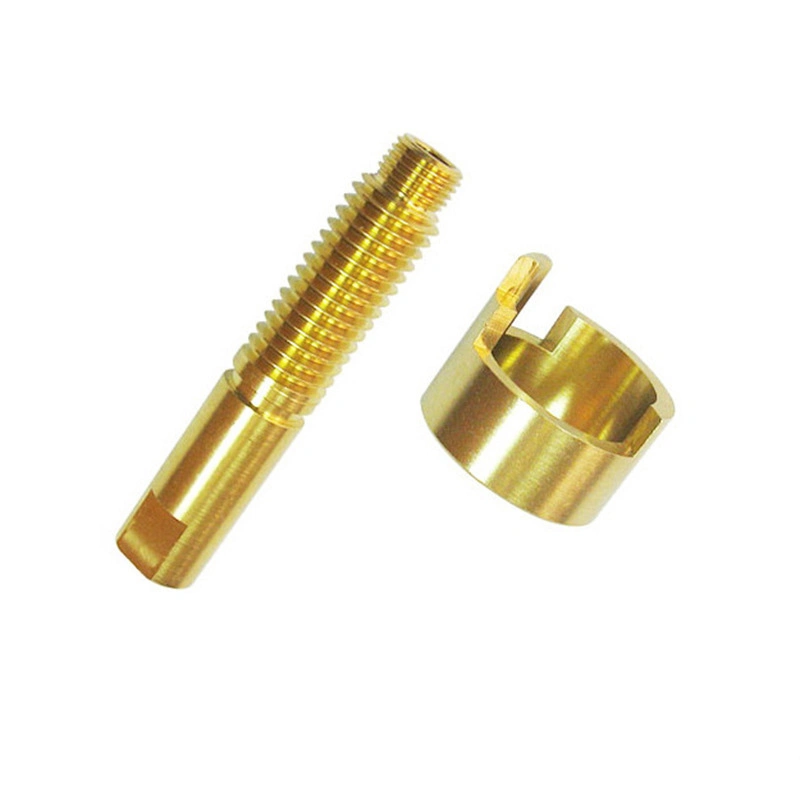 Custom Machining Brass Fitting CNC Turned Connector Coupling Fittings for Machine Parts