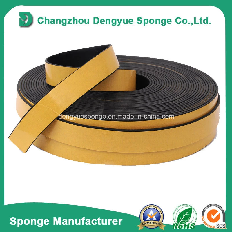 Adhesive Using Seal up Anti Aging NBR EPDM Cr Sponge Rubber Door Glass Seal Strips