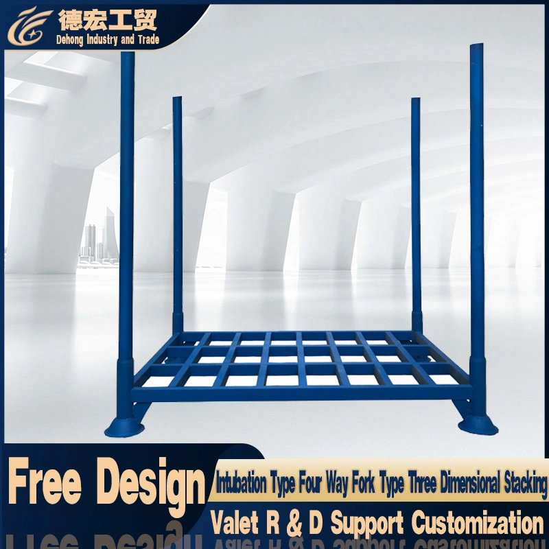 Four Way Entry Warehouse Heavy Duty Metal / Steel Stackable Pallet