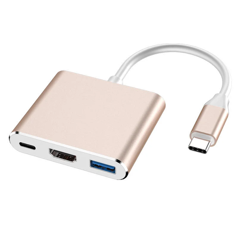 3 in 1 Computer USB 3,0 HD Mi Pd schnell Hub des Ladetyps C