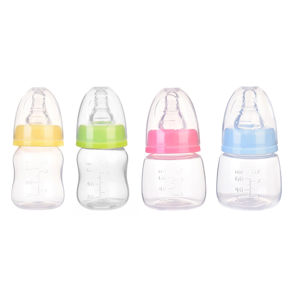 Hot Sell Milk Bottle Standard Neck Plastic Baby Feeding Bottle in 2oz/4oz/8oz