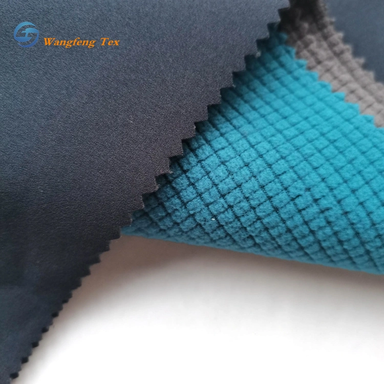 Polyester Fleece Compound die vier Wege Stretch-Stoffe, wasserdicht und atmungsaktiv
