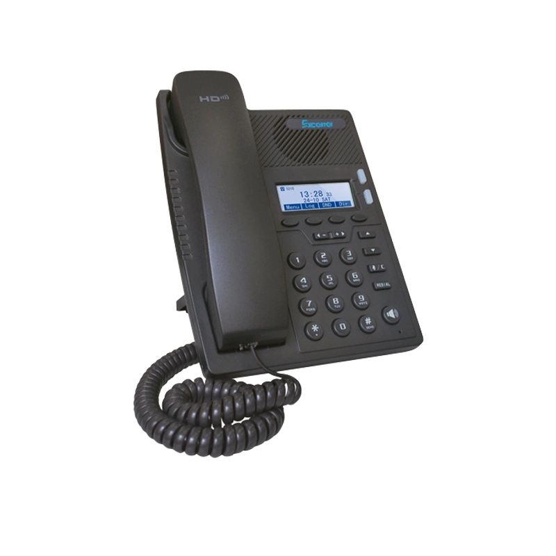 Telefone VoIP HD LCD gráfico 2 linhas de telefone IP SIP HPI305