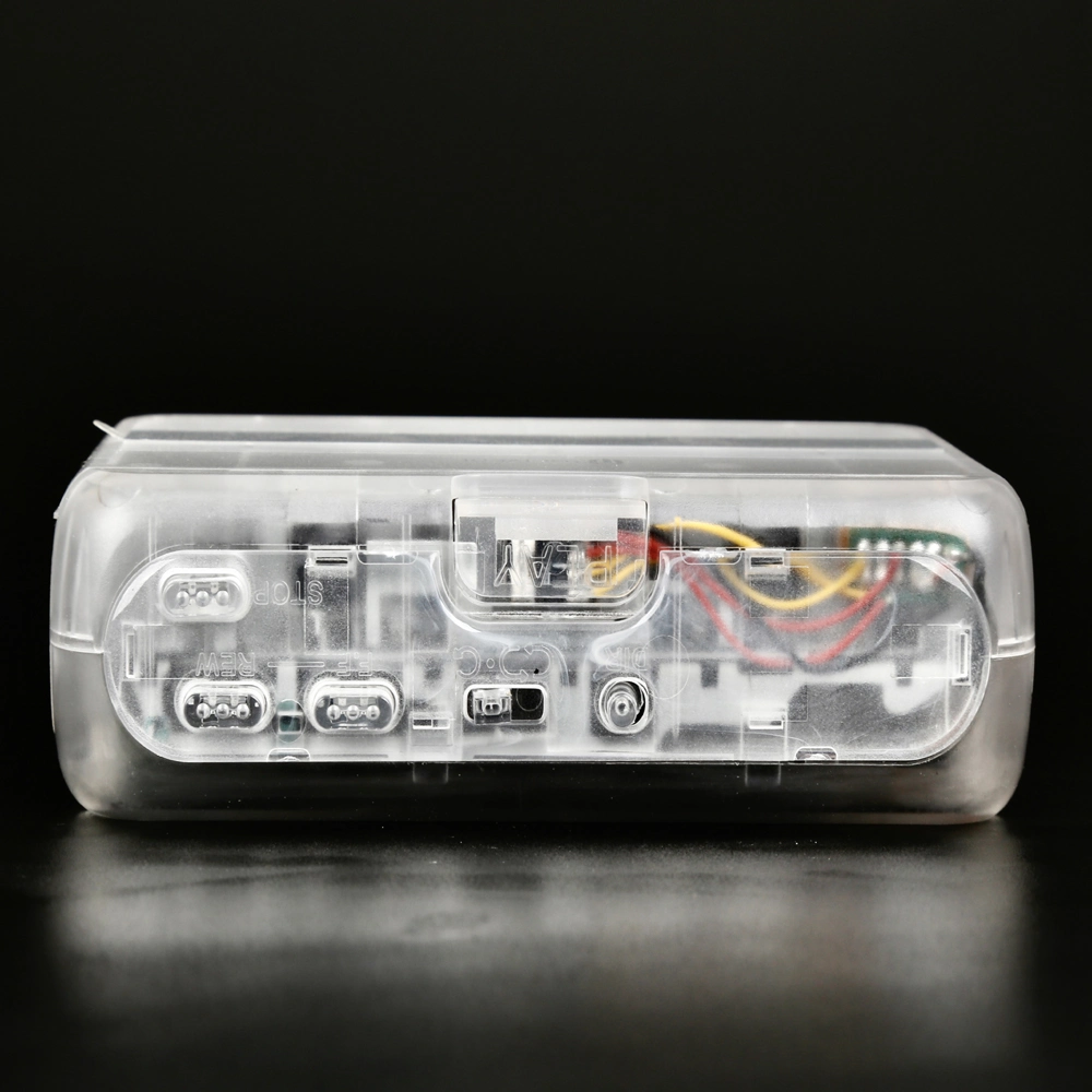 Transparent Shell Bluetooth Cassette Player Portable Standalone Cassette Players FM Radio Bluetooth Transmitter Player