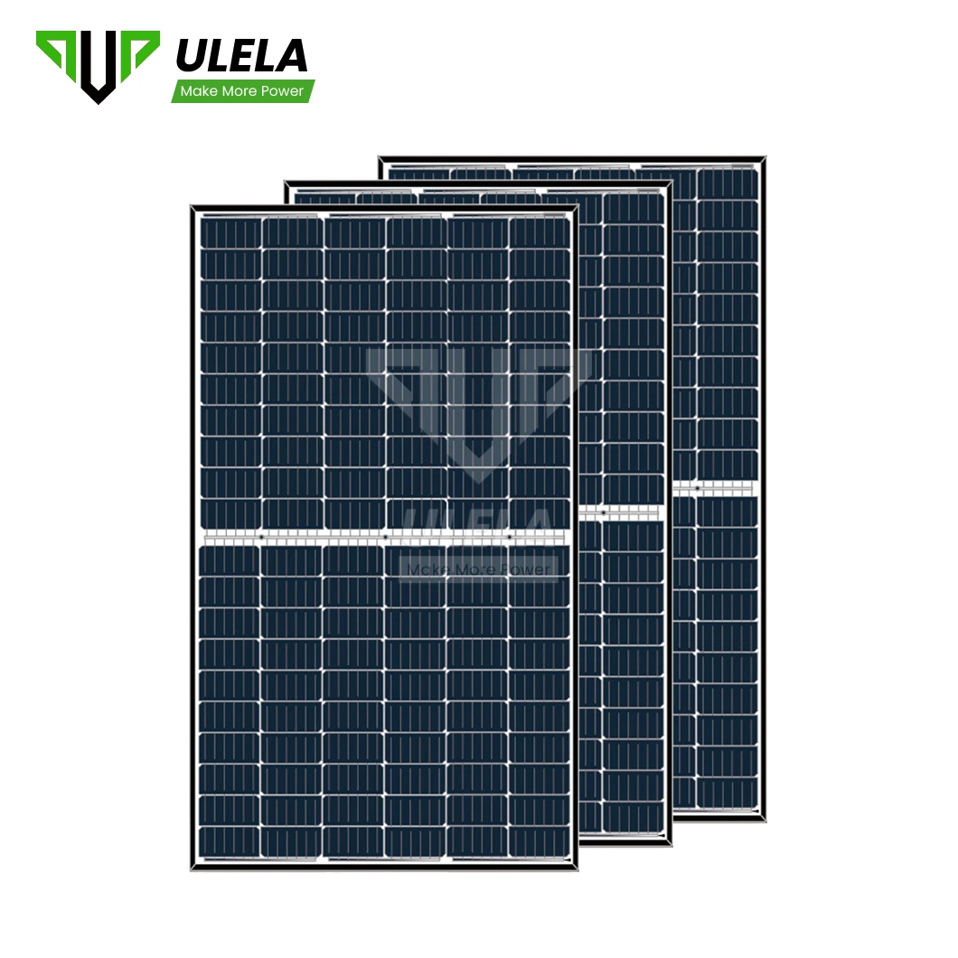 Ulela Fan Solar Panel Fabricators OEM Custom Folding Solar Panel 300W China 158mm 410W Mono Glass Solar Panel