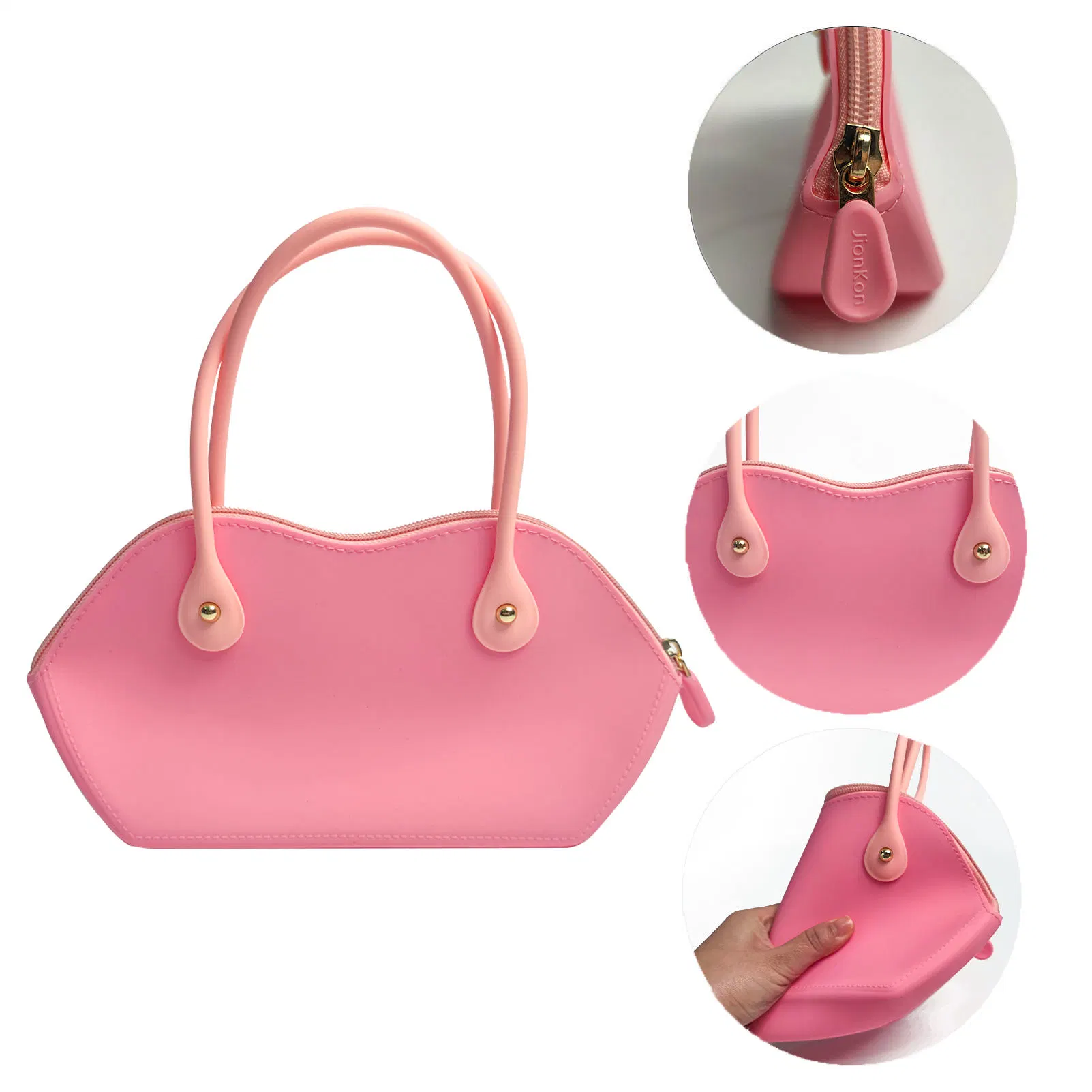 Women's Silicone Handbag Waterproof Travel Bags Silicone Tote Bag for Girls