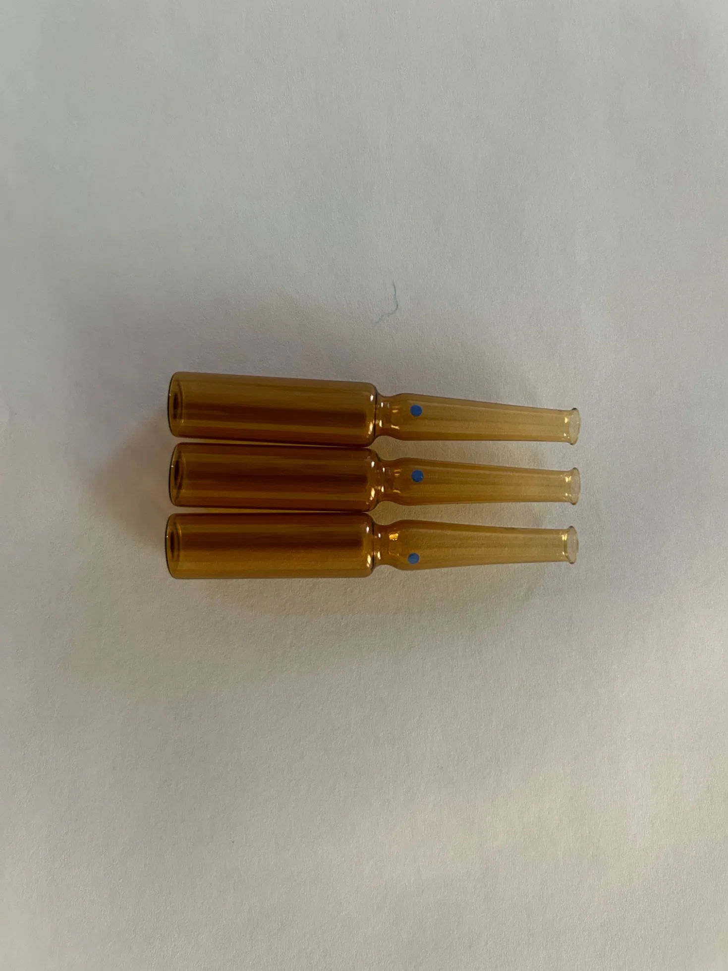 2ml Amber Glass Ampoule with Blue DOT for Pharmaceutical Packing