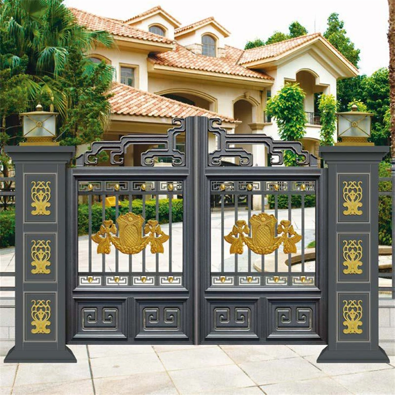 Professional Customized New Style Electric Sliding Gates Aluminum Doors Portail Aluminium Gate