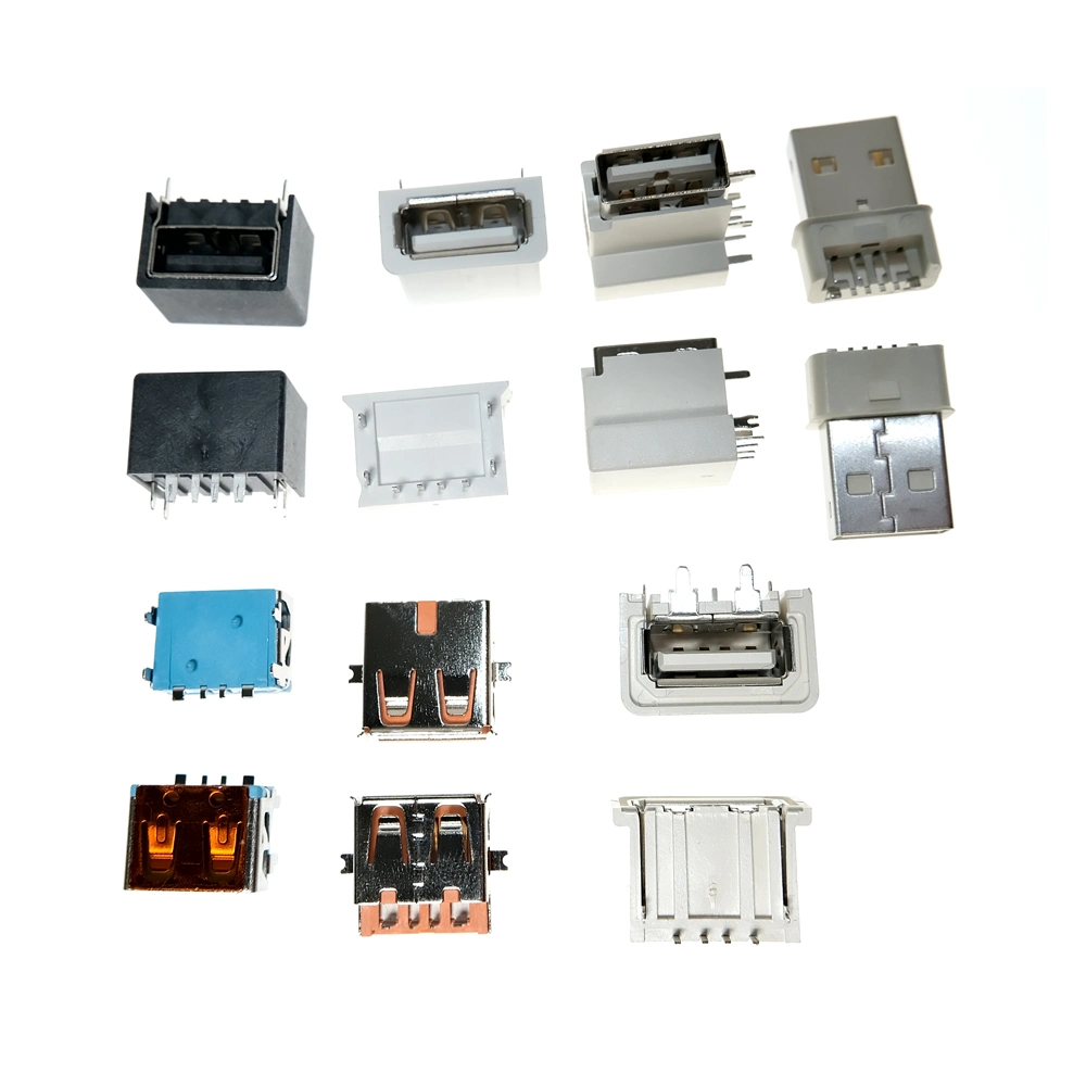 USB Type C R/A Socket 24pin SMT, Sink Type Waterproof Electrical Connections