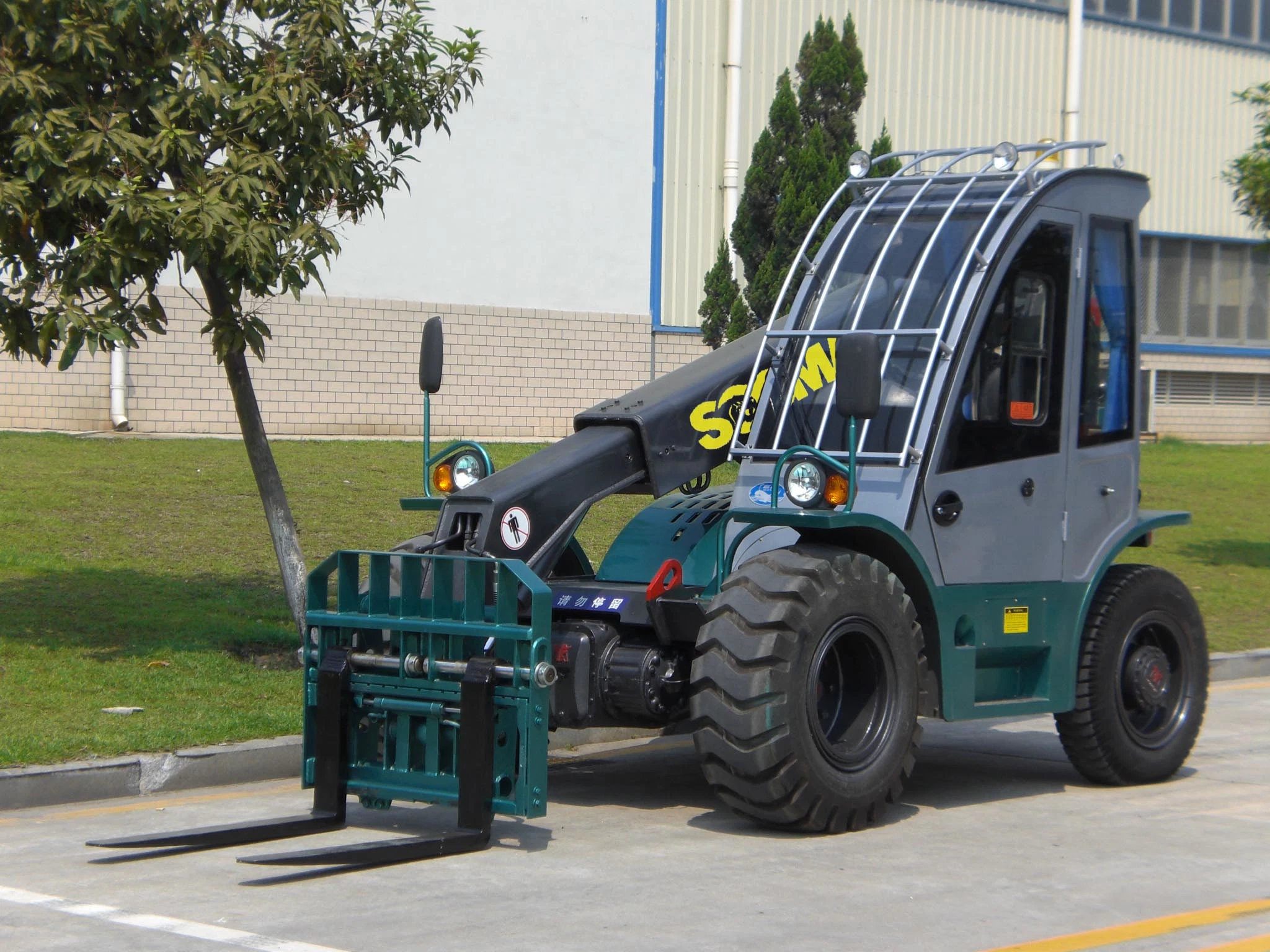 Socma 3tonne Mini chariot télescopique chariot télescopique avec 6,3 m la flèche télescopique