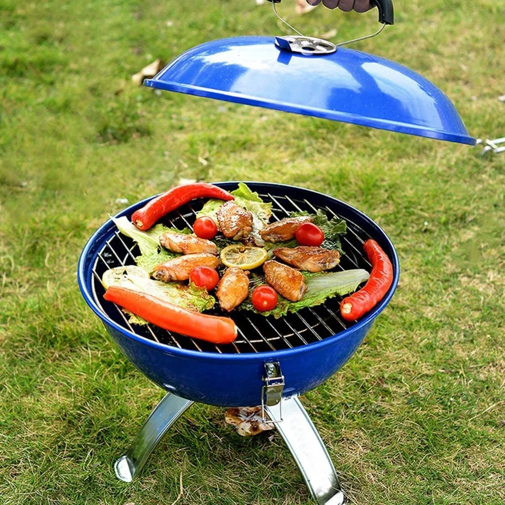 Guisando asado cocinar Picnic BBQ Parrilla portátil de carbón