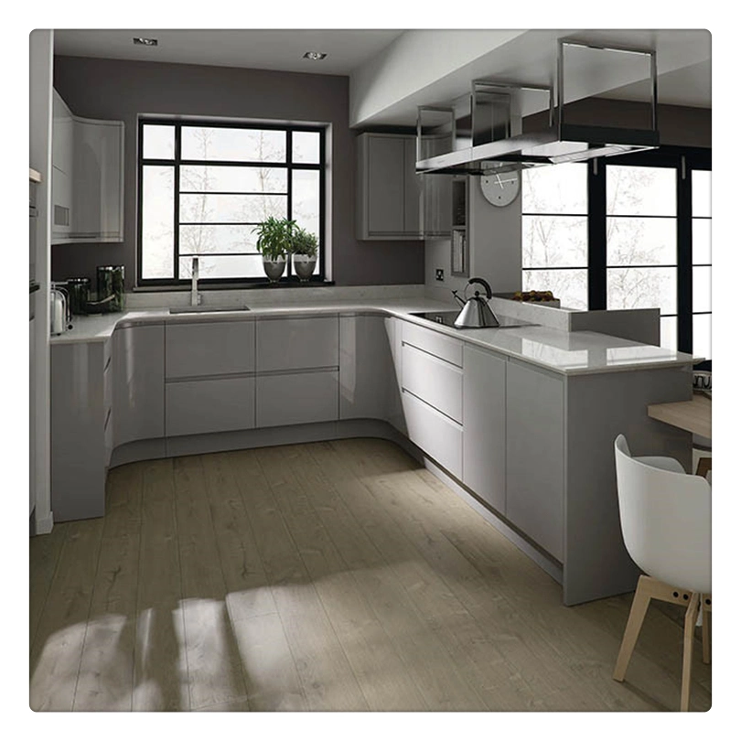 Lacquer Kitchen March Expo 2021 American Solid Wood Kitchen Cabinets Modern Kitchen Island