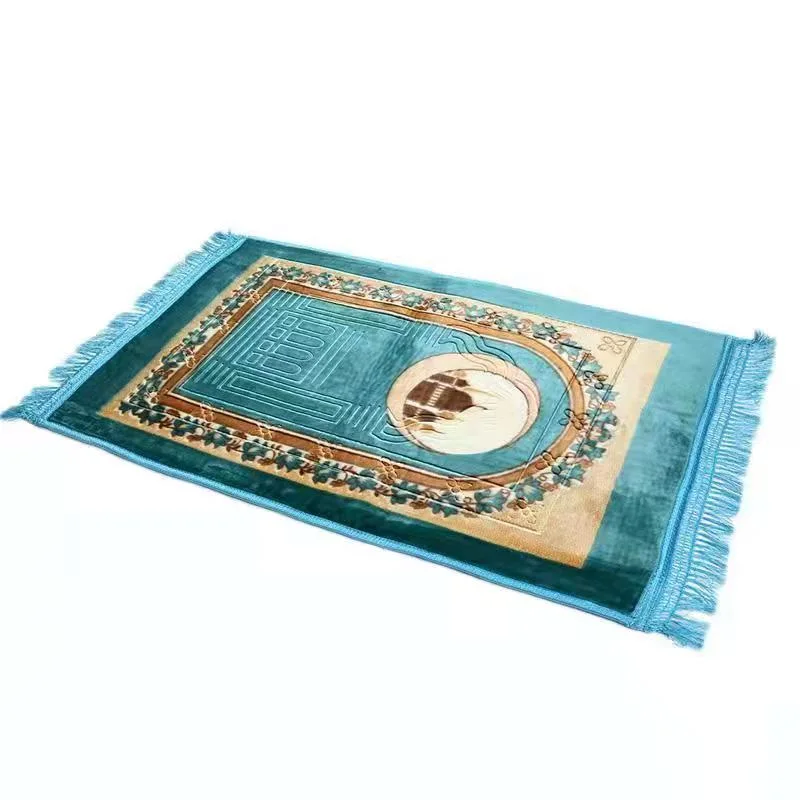 2023 Prayer Mink Rug New Travel Portable Mosque Muslim Prayer Mats Soft Rugs Islamic Carpet Turkey Prayer Carpet Muslim Custom Mosque Pray Mat