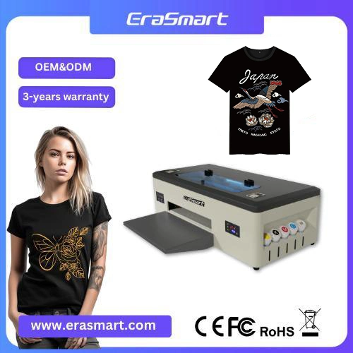 Erasmart Multiple Functional Full Automatic A3 DTF cualquier DTF material Impresora A3 T Shirt Printer máquina para la venta de la camiseta DTF