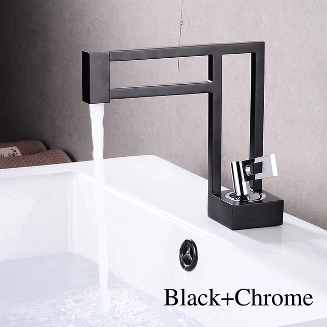 Painting Finish Basin Sink Mixer Tap Hot & Cold Water Torneira Flexible Faucets