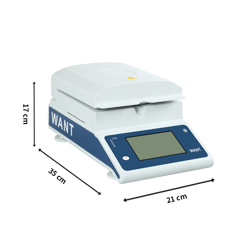 120g/5mg Wholesale/Supplier Chemical Raw Material Moisture Meter Touch Screen Moisture Analyzer