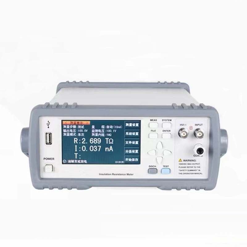 Screen Display Insulation Resistance Meter